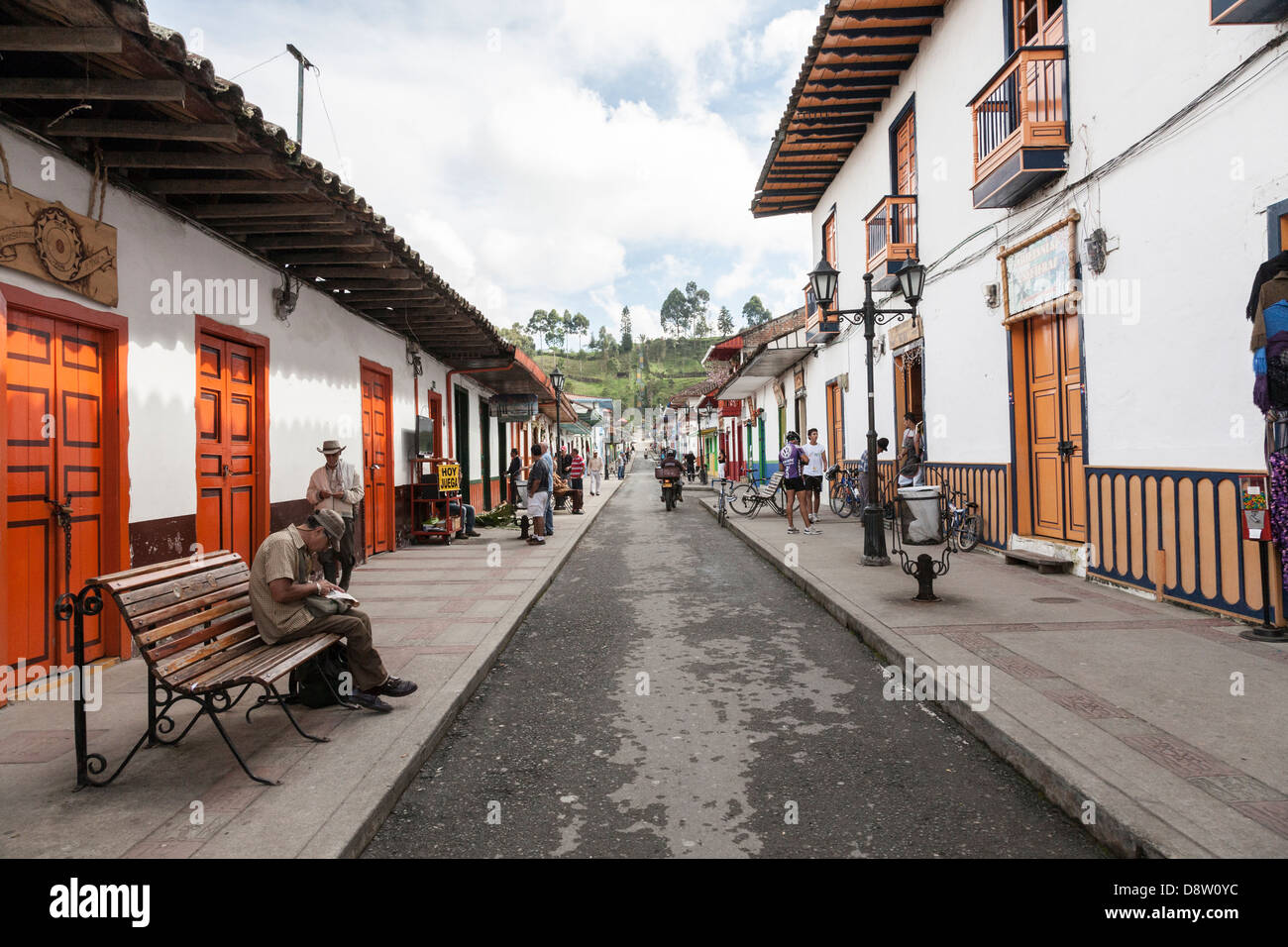 Salento, Cocora-Tal, Kolumbien Stockfoto