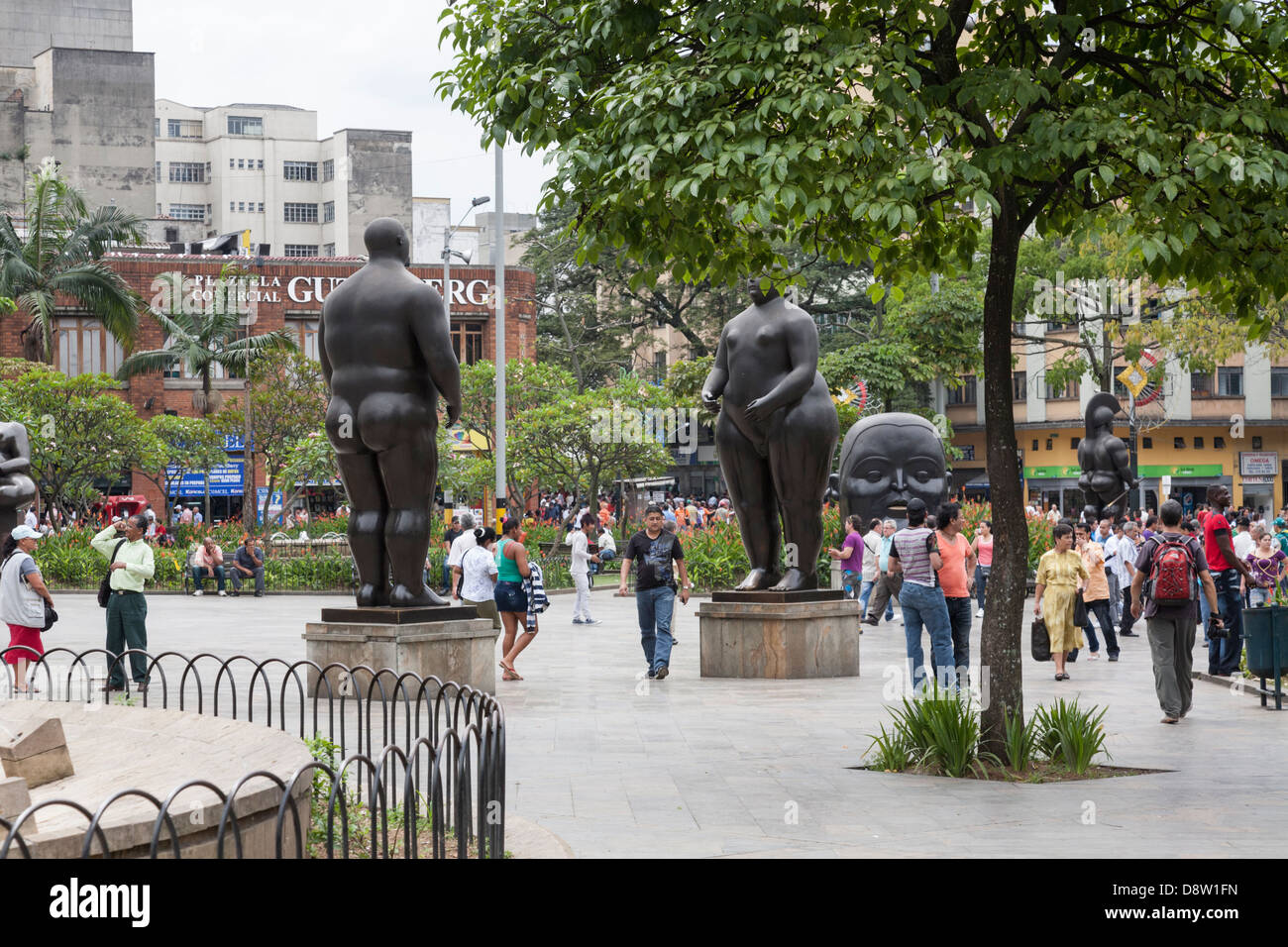 Plaza Botero, Medellin, Kolumbien Stockfoto