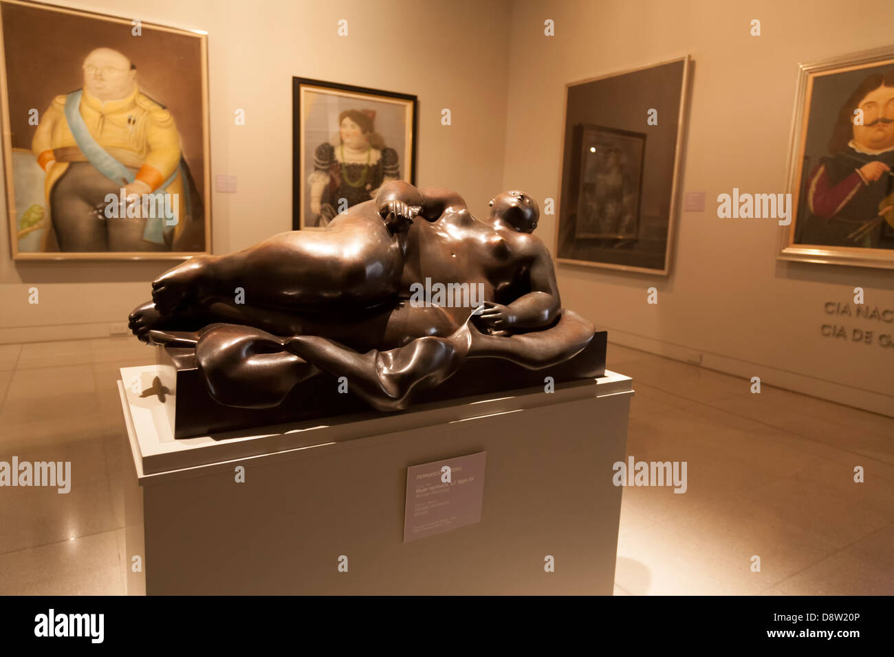 Fernando Botero, Museo de Antioquia, Medellin, Kolumbien Stockfoto