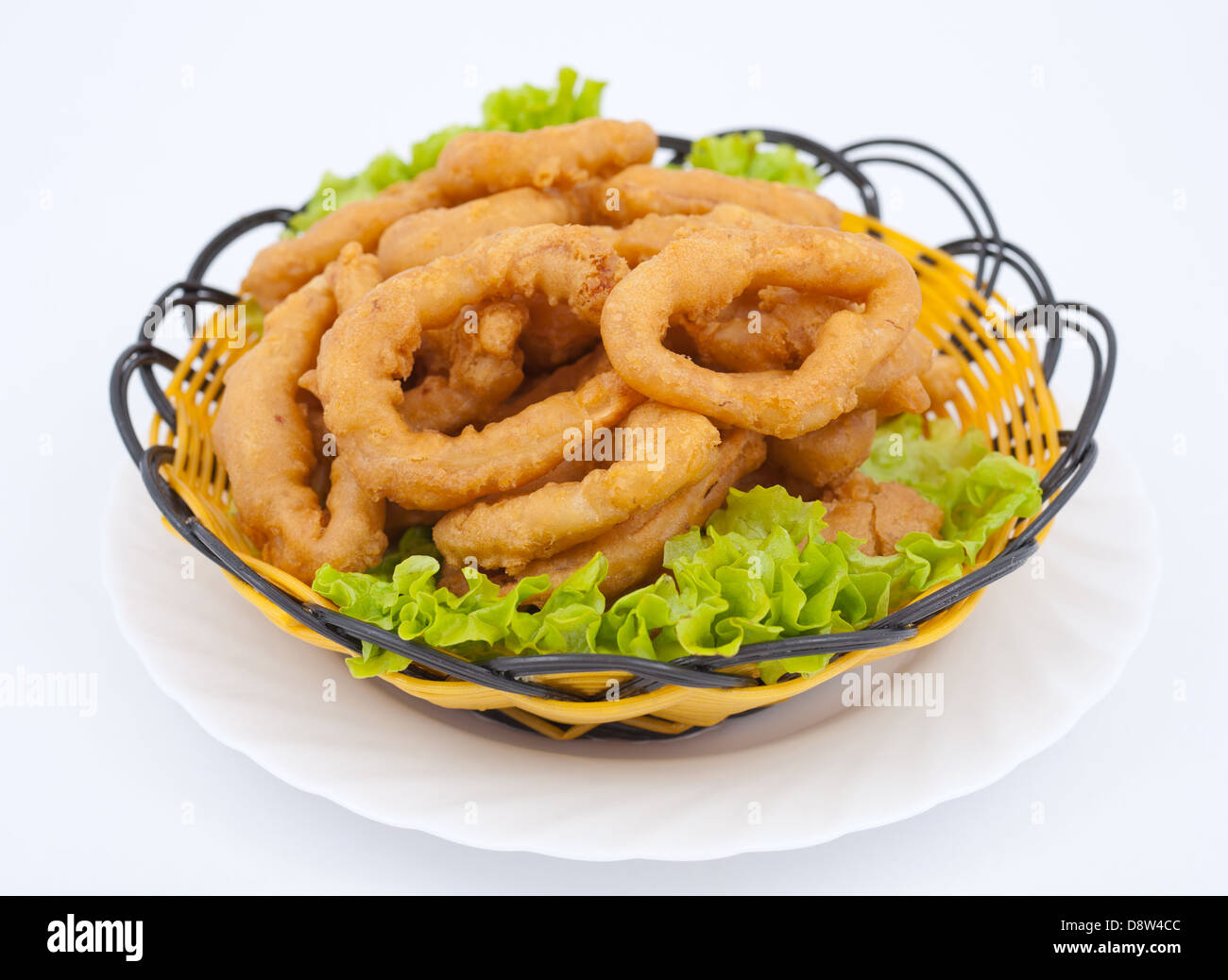 Chinesisches Essen - Tintenfisch Stockfoto