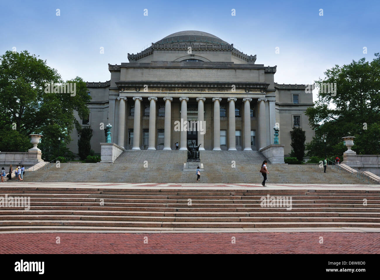 Campus der Columbia Universität, New York City, USA - Low Memorial Library Stockfoto