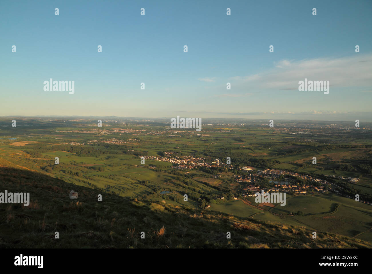 Ein Spaziergang auf den Campsie Fells in Lennoxtown, Glasgow, Schottland, Großbritannien Stockfoto