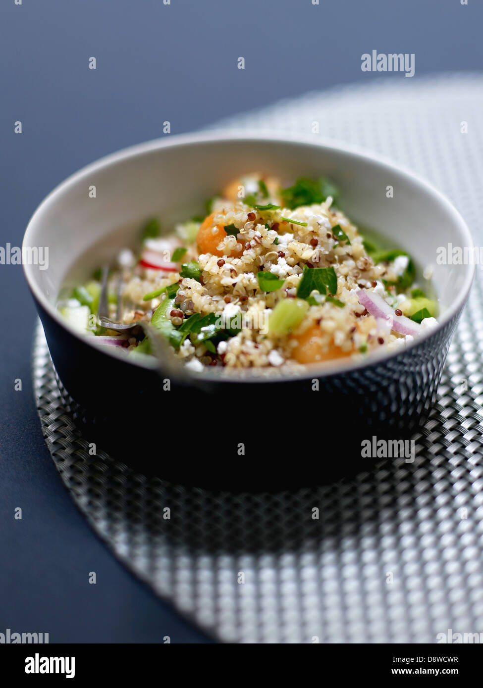 Knusprige Quinoa Salat Stockfoto