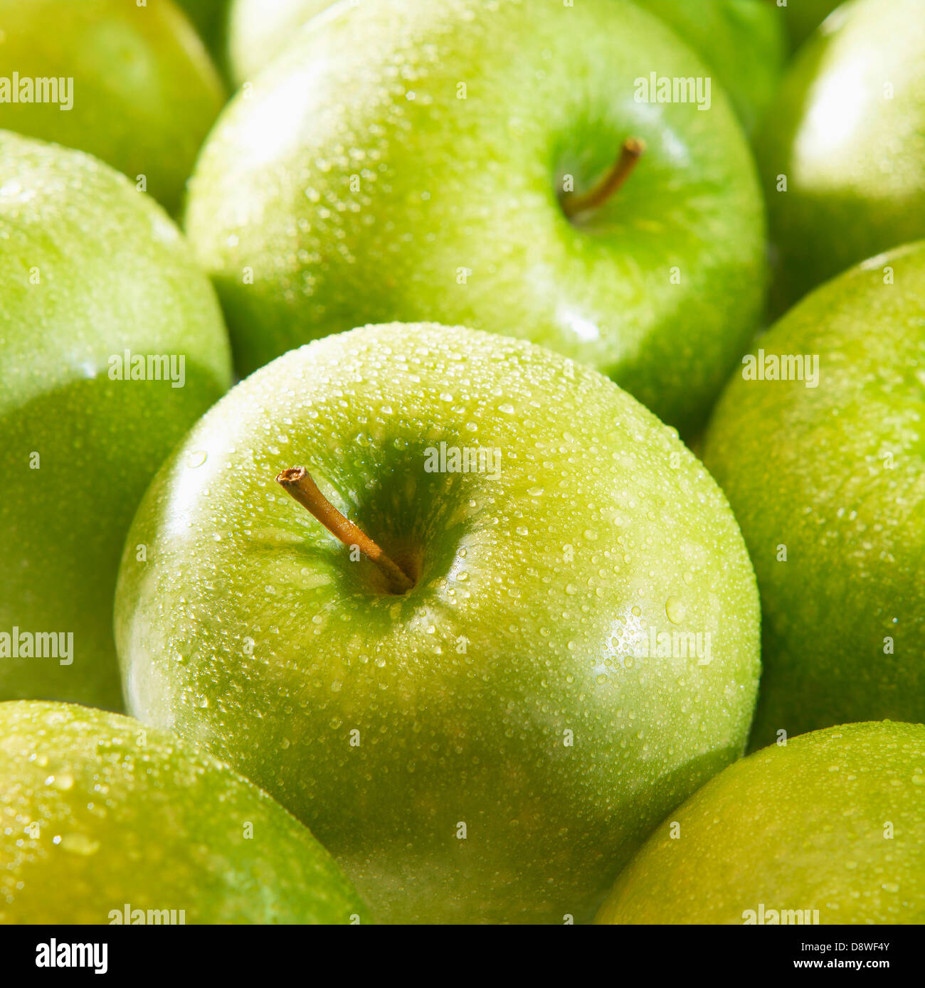 Granny Smith Äpfel Stockfoto