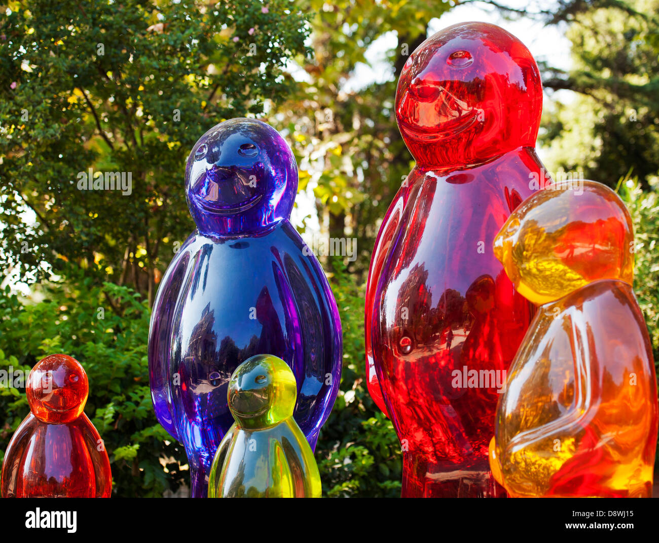 Moderne Kunst in der Villa Borghese in Rom, Italien Stockfoto