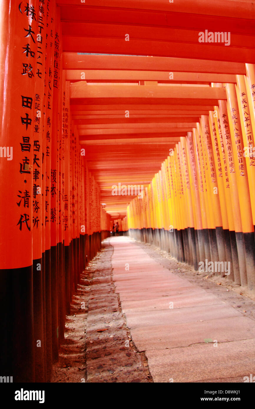 Fushimi Inari-Taisha Shinto-Schrein, Kyoto, Japan Stockfoto
