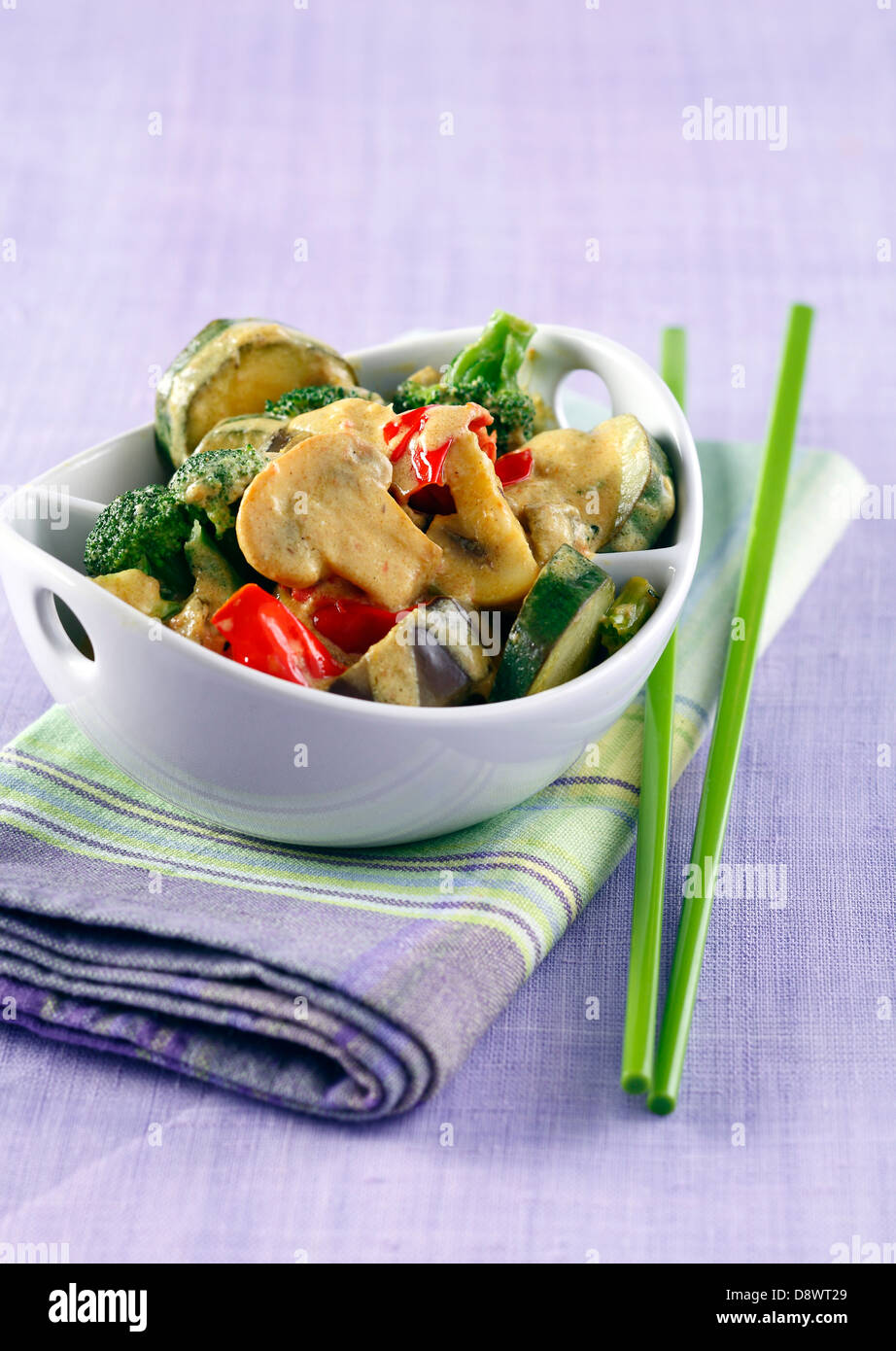 Gemüse-curry Stockfoto