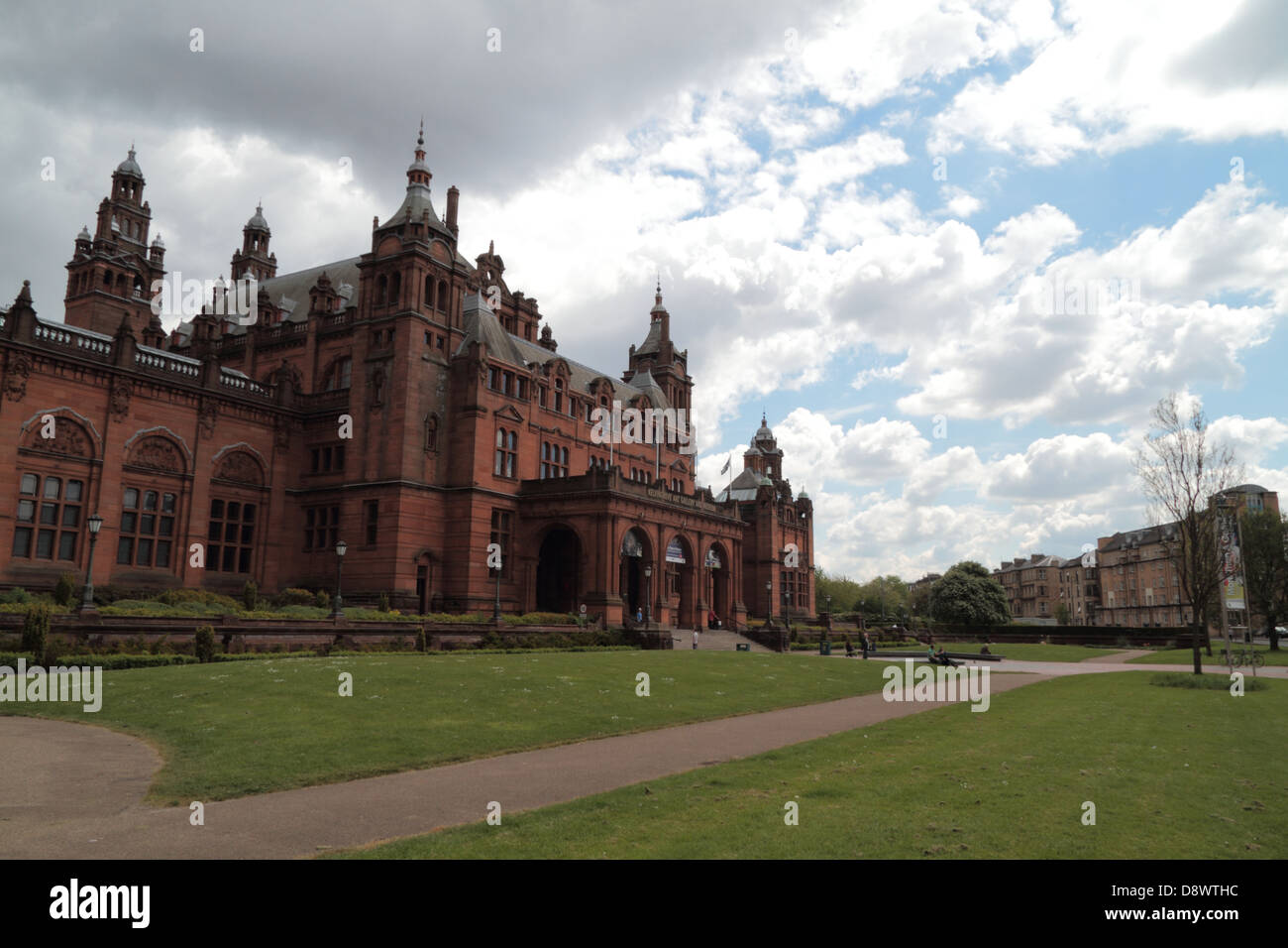 Kelvingrove Park, Kunstgalerie und Museum, Glasgow, Schottland, UK Stockfoto