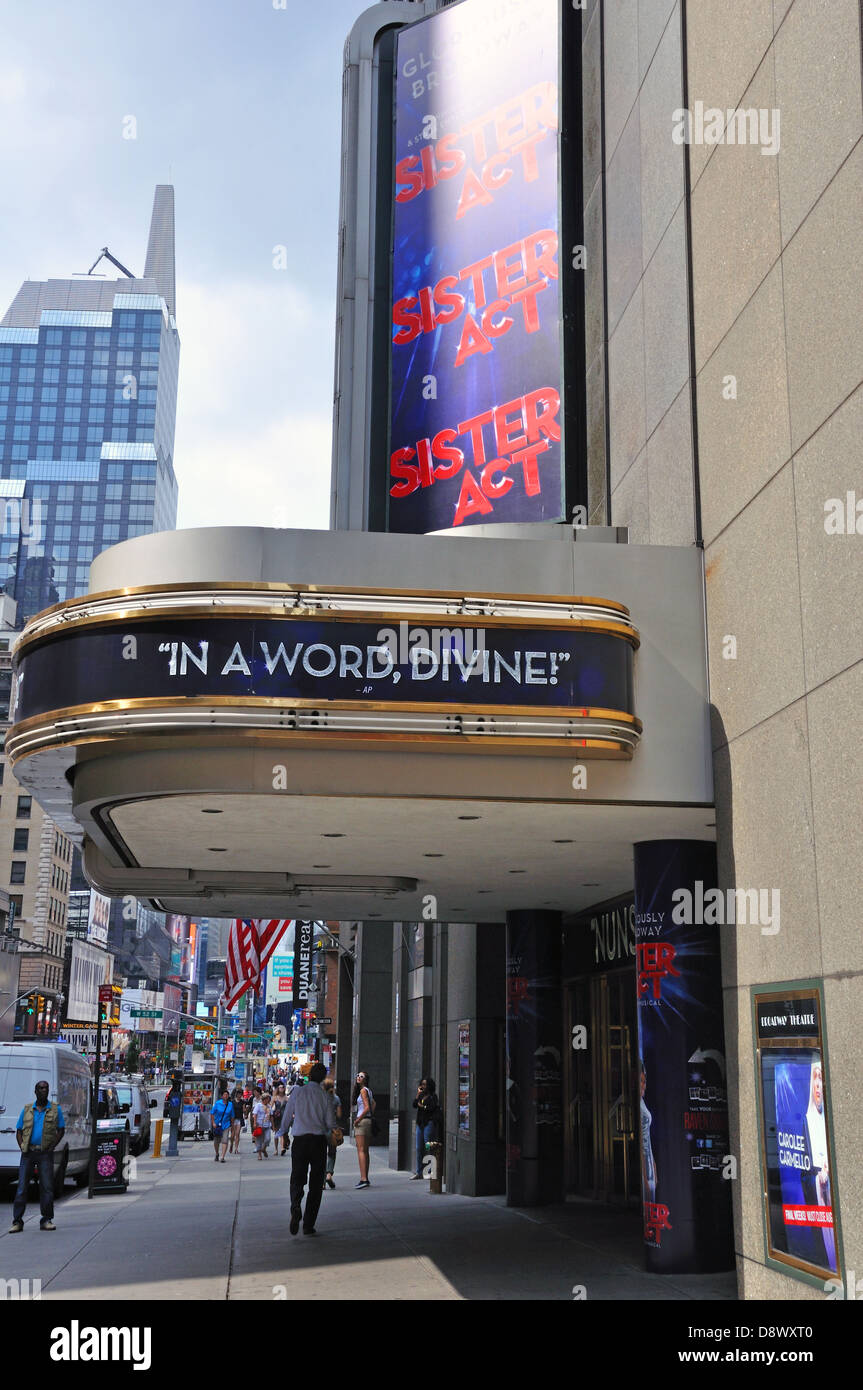 Sister Act Show am Broadway Theatre, New York City, USA Stockfotografie Alamy