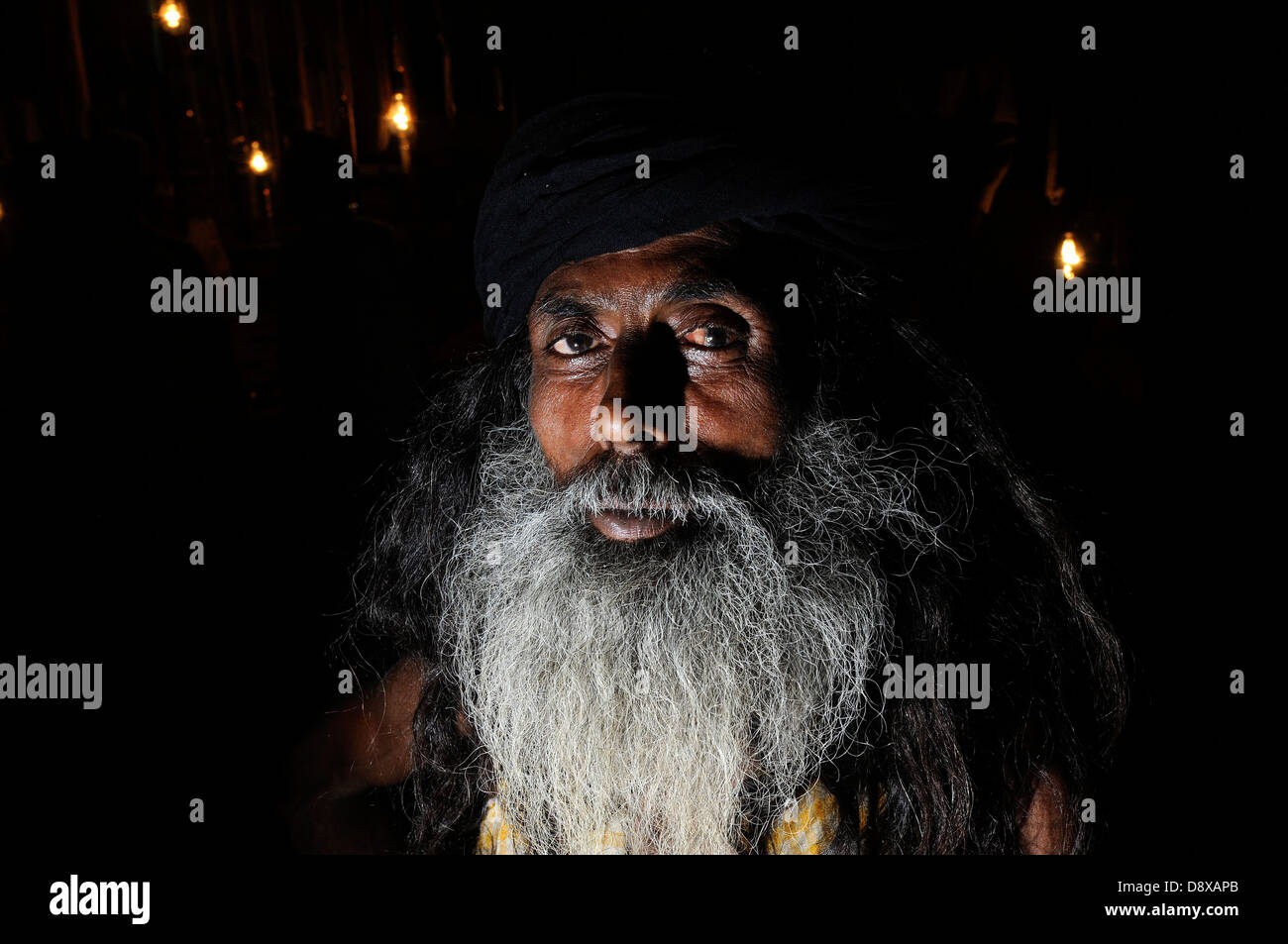 Sufi-Fakire (Mystiker und heilige Männer) in Indien Stockfoto