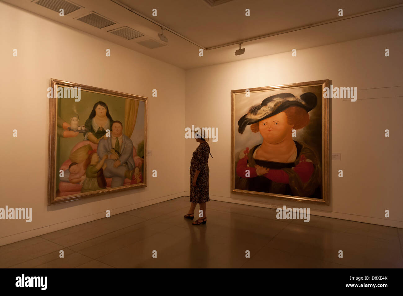 Fernando Botero, Museo de Antioquia, Medellin, Kolumbien Stockfoto
