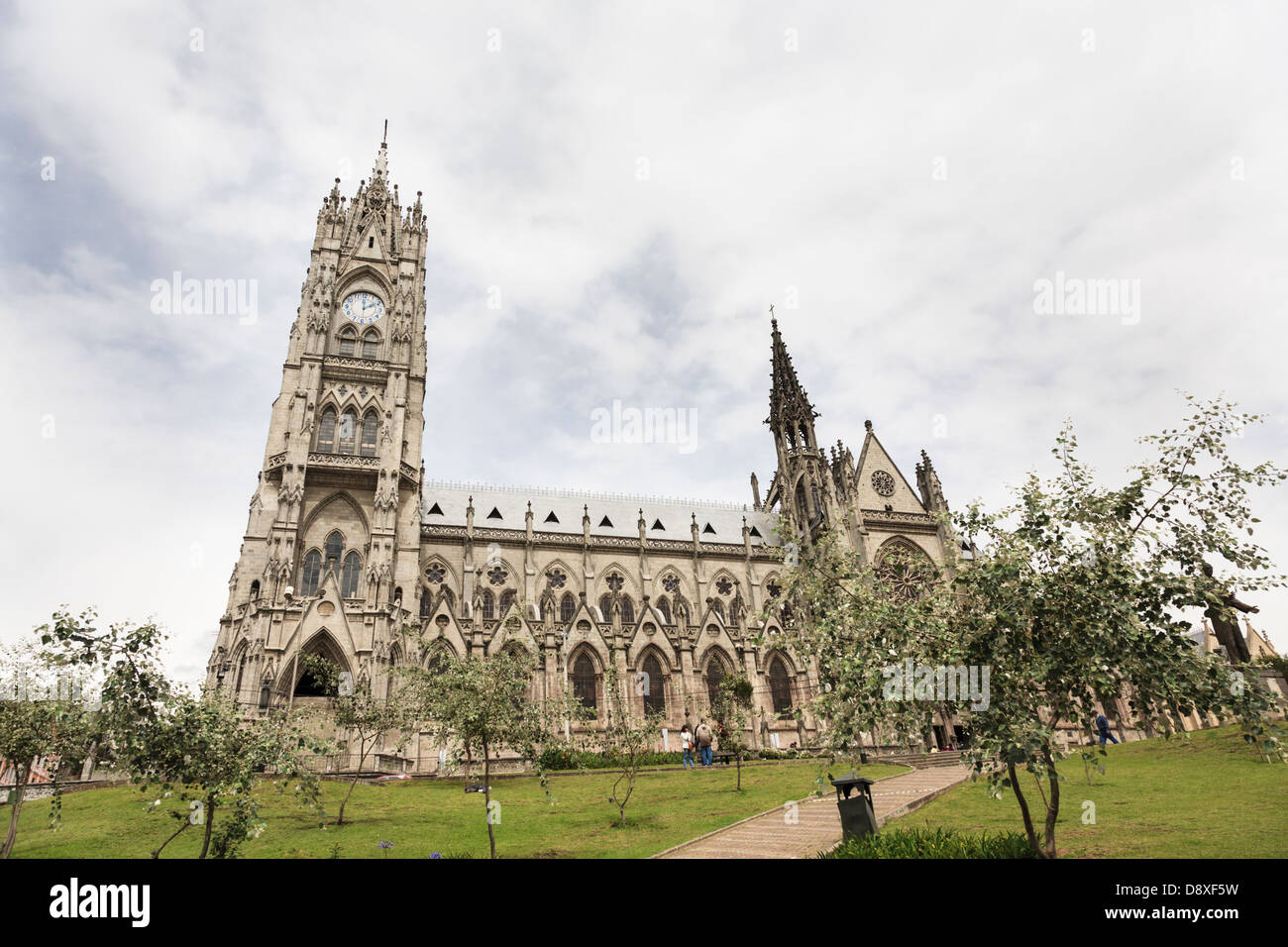 Basilika del Voto Nacional, Quito, Altstadt, Ecuador Stockfoto