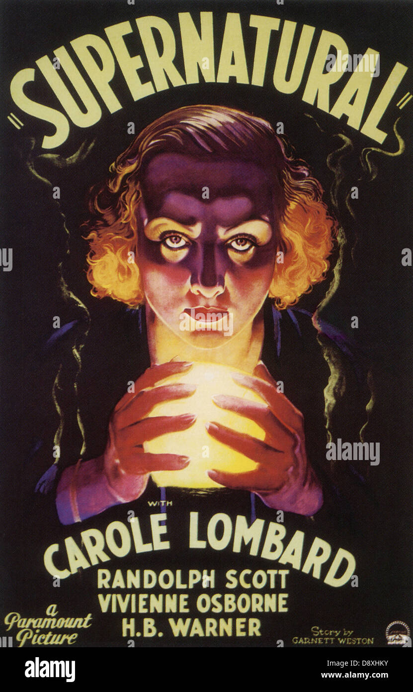 Vintage Filmplakat, 1933 - nur zur redaktionellen Verwendung. Stockfoto