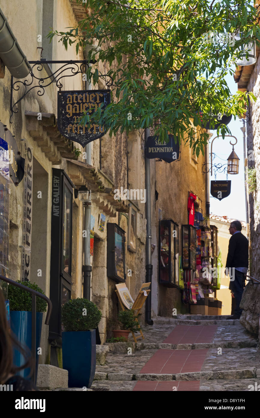Eze mittelalterlichen Dorfes Provence Frankreich Stockfoto