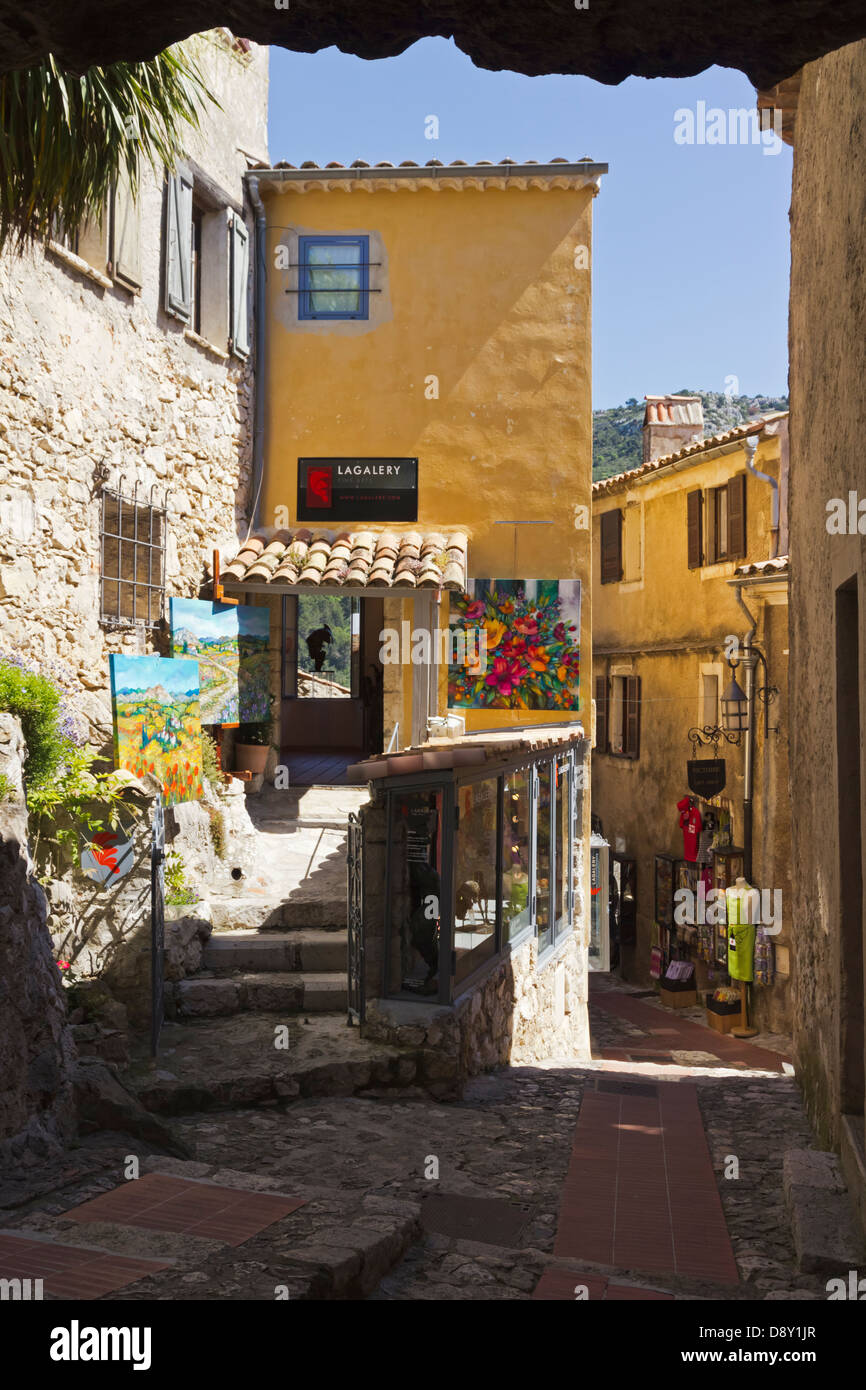 Eze mittelalterlichen Dorfes Provence Frankreich Stockfoto
