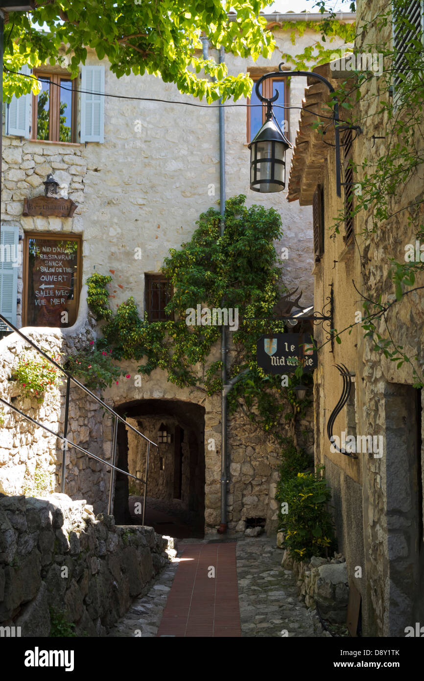 Eze mittelalterlichen Dorfes Provence Frankreich Stockfoto