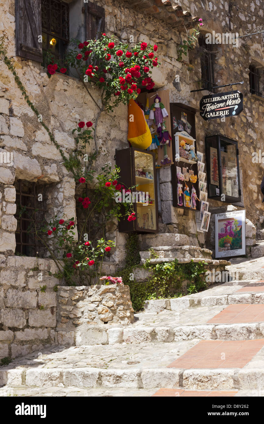 Eze mittelalterlichen Dorfes Provence Frankreich Stockfoto