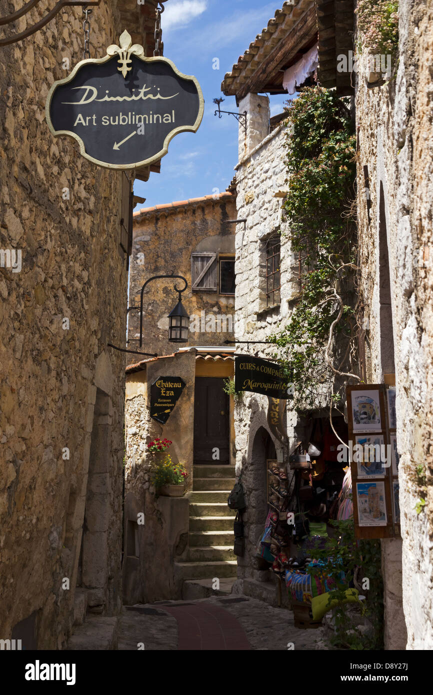 Eze mittelalterlichen Dorfes Provence Frankreich Stockfoto