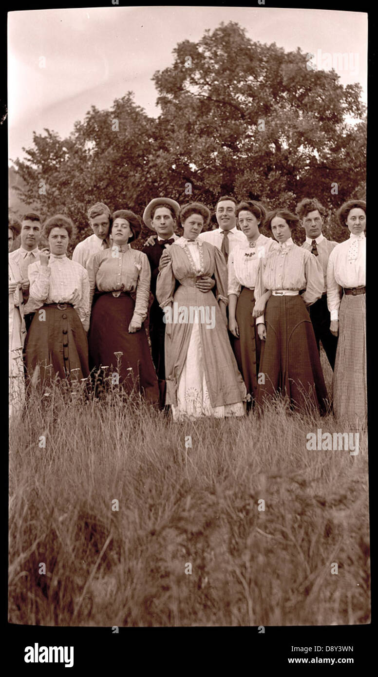 Dieses unbenannte Bild aus den Nova Scotia Archives ist Teil einer Sammlung, die historische Ereignisse, Menschen und Orte in Nova Scotia, Kanada, dokumentiert und wertvolle Einblicke in die Vergangenheit der Region bietet. Stockfoto