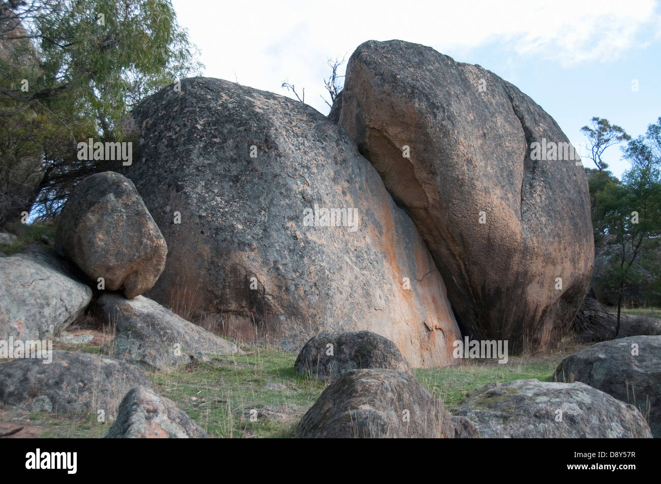 große Felsen-Steinen Stockfoto