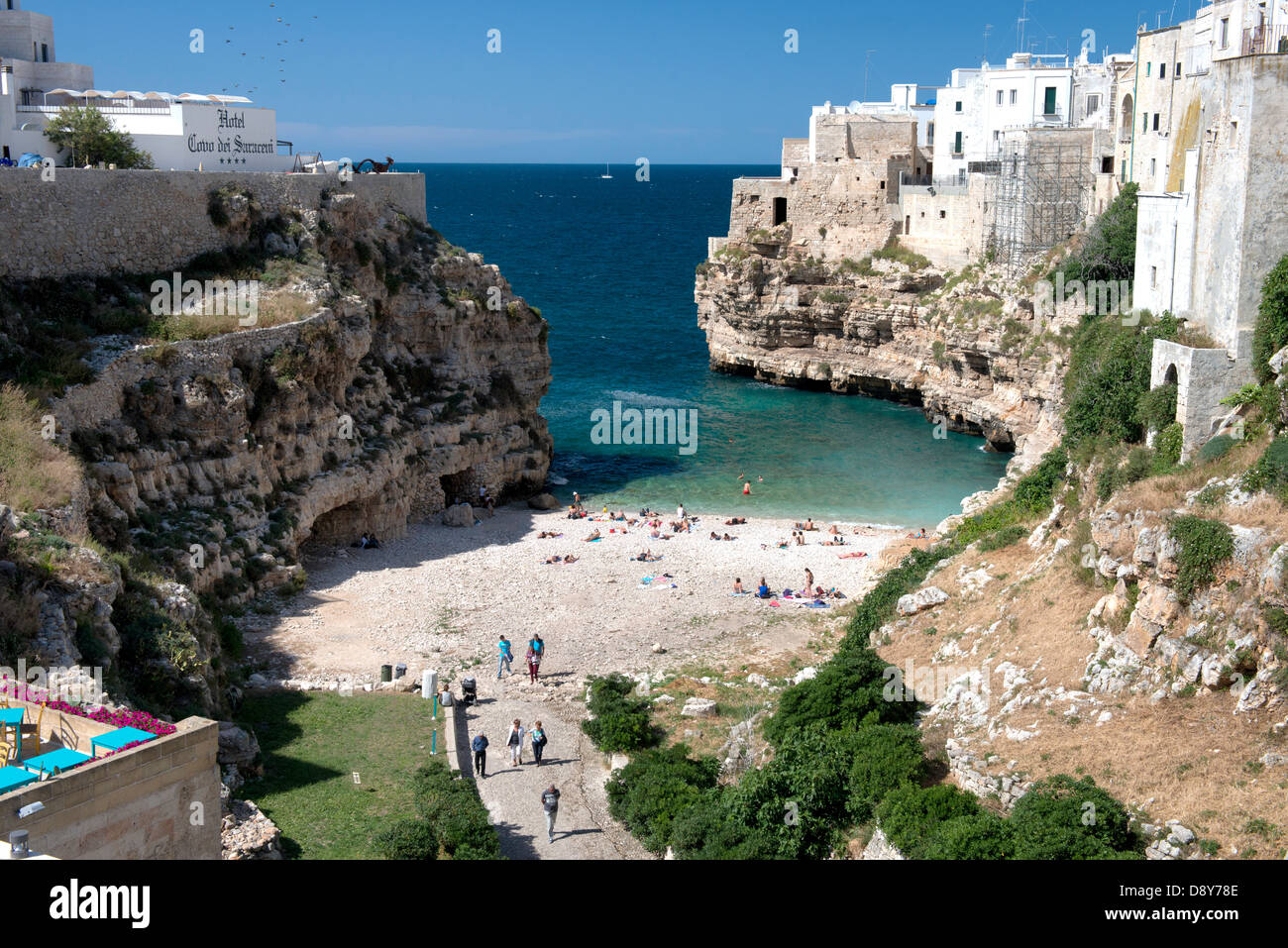Polignano a Mare, Apulien, Italien Stockfoto