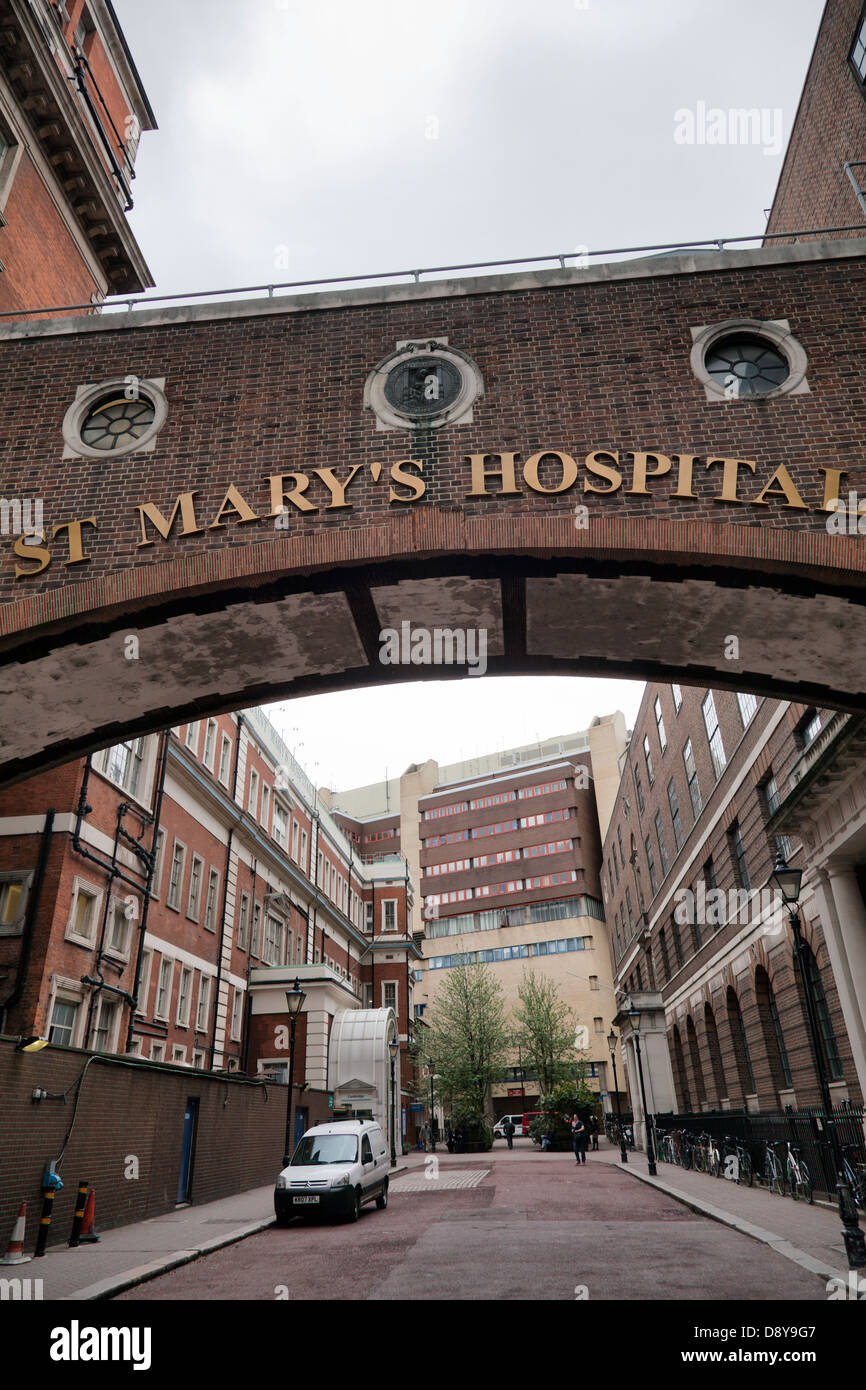 Str. Marys Krankenhaus In Paddington - London-UK Stockfoto