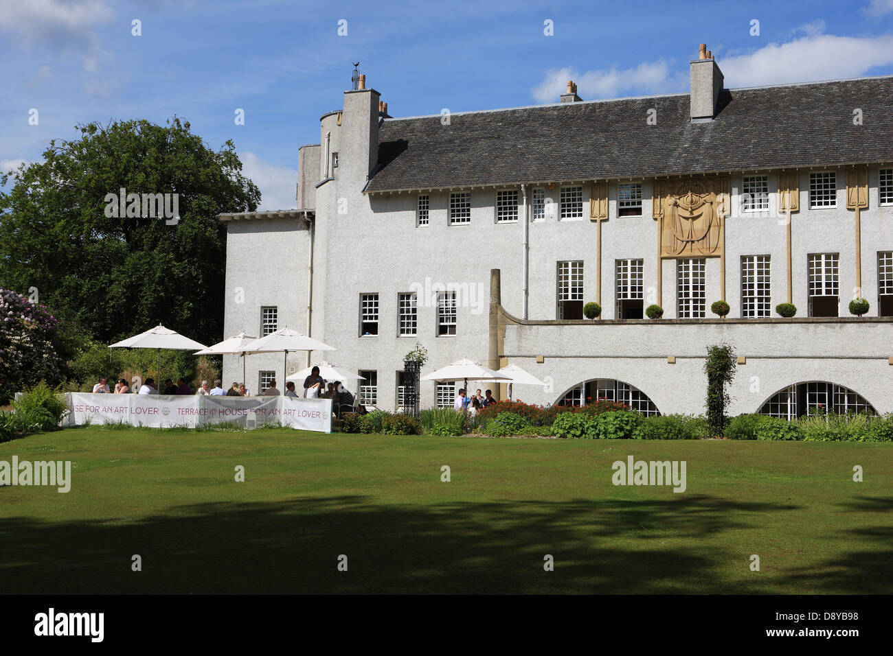Haus für Kunstliebhaber in Bellahouston Park in Glasgow Stockfoto
