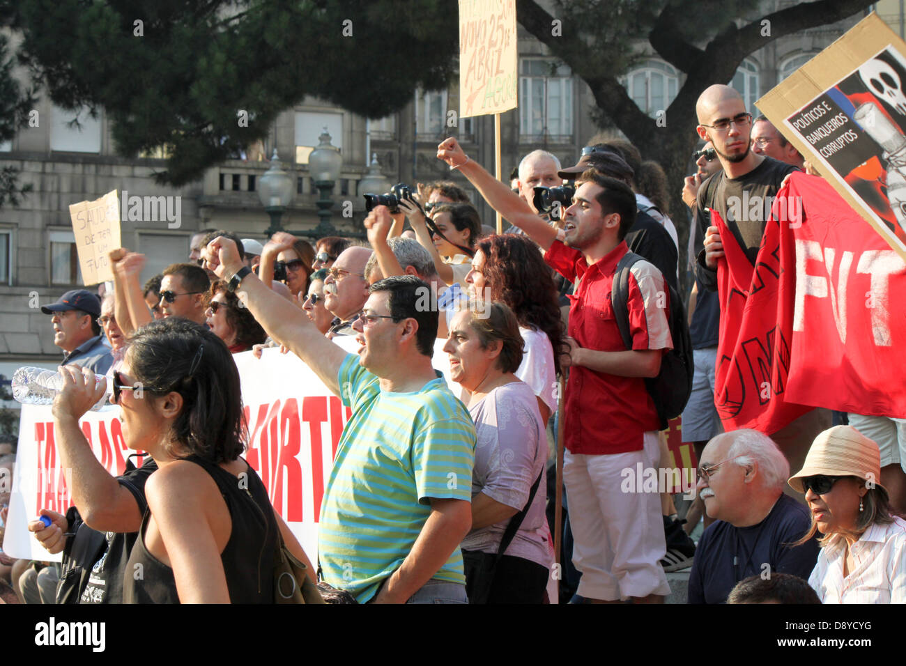 Beliebte Straße manifestation Stockfoto