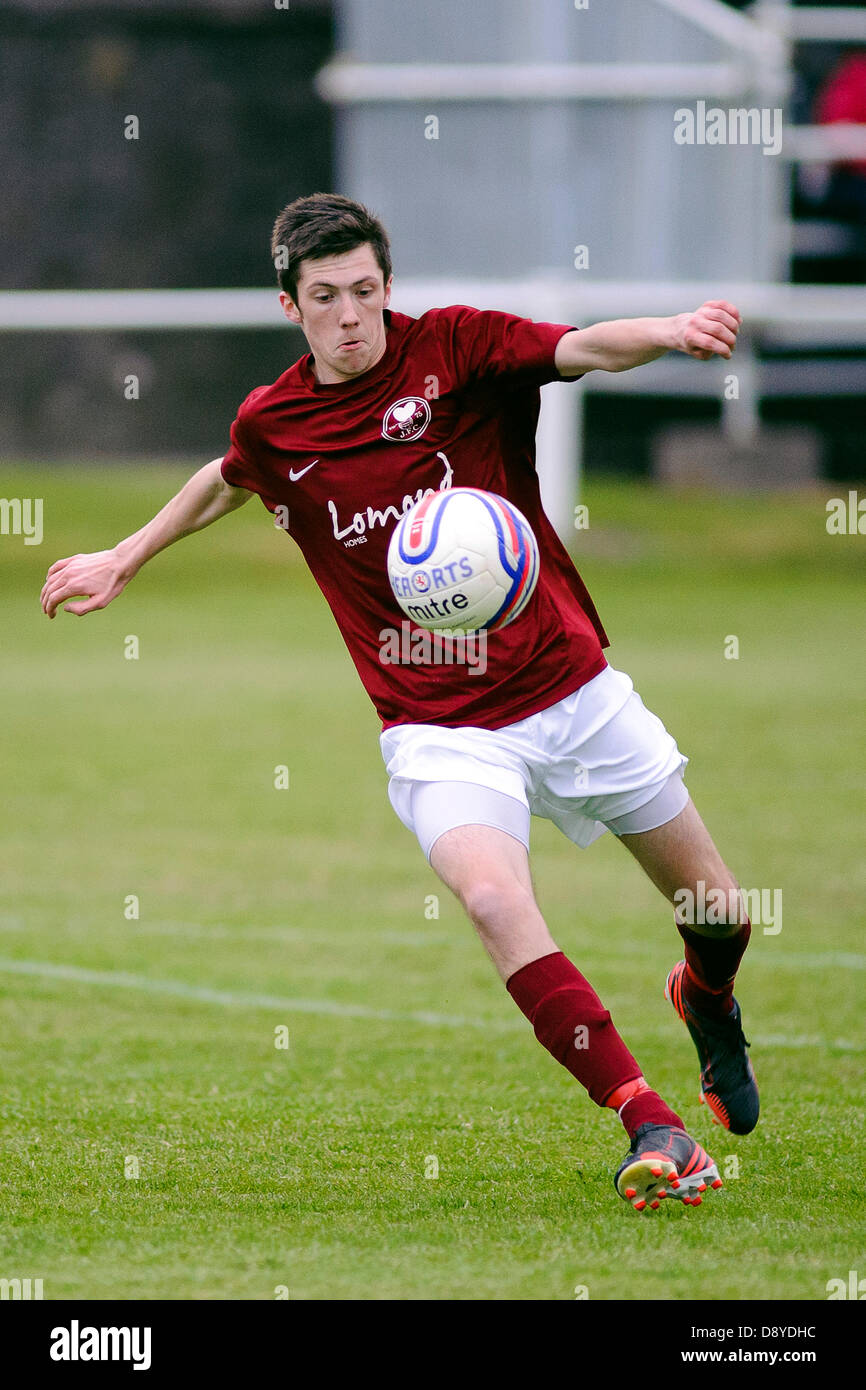 Kelty, Fife, Schottland. 5. Juni 2013. Jason Penman während der Osten Region Super League match, Kelty V Lochee am Central Park. Bildnachweis: Colin Lunn/Alamy Live-Nachrichten Stockfoto