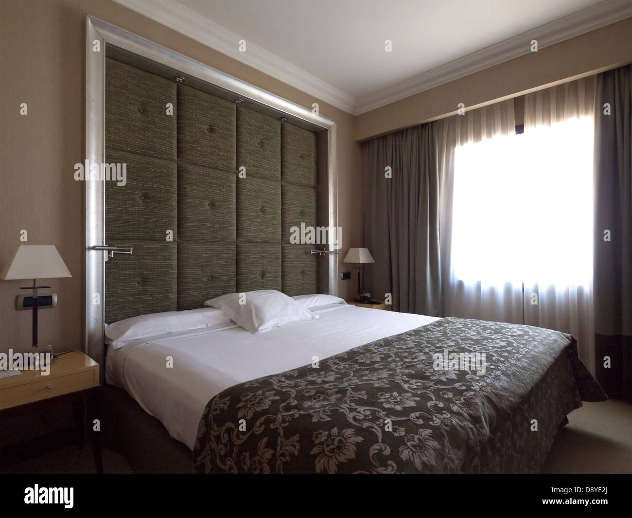 Hotelzimmer mit modernem design Stockfoto