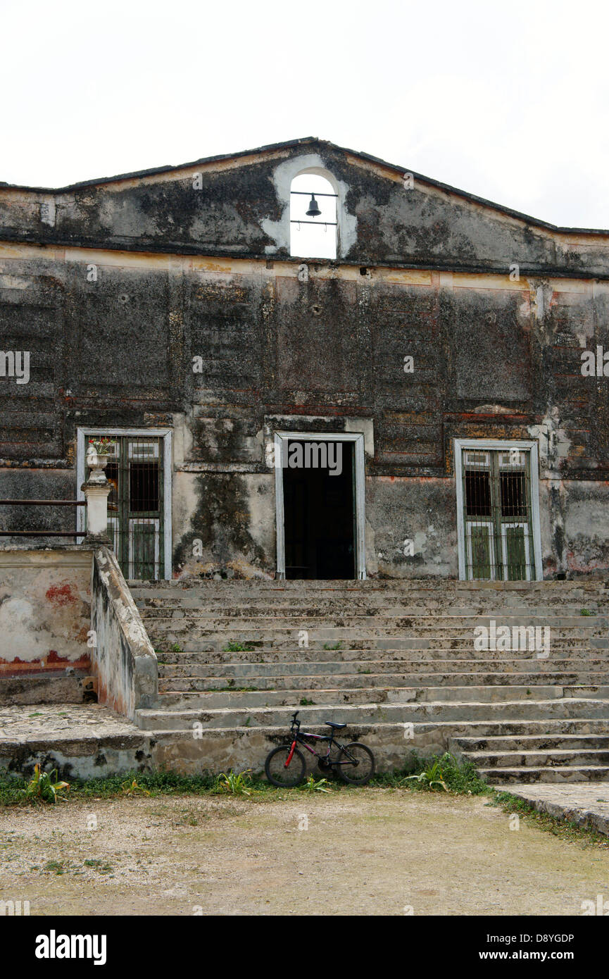 Hauptgebäude im Hacienda Yaxcopoil, Yucatan, Mexiko Stockfoto