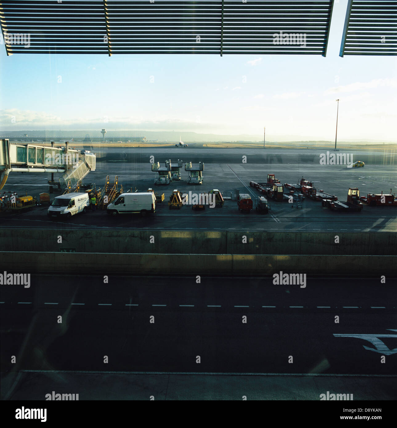 Flughafennähe, Prag, Tschechische Republik. Stockfoto