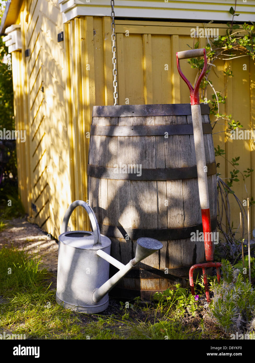 Gartengeräte Stockfoto