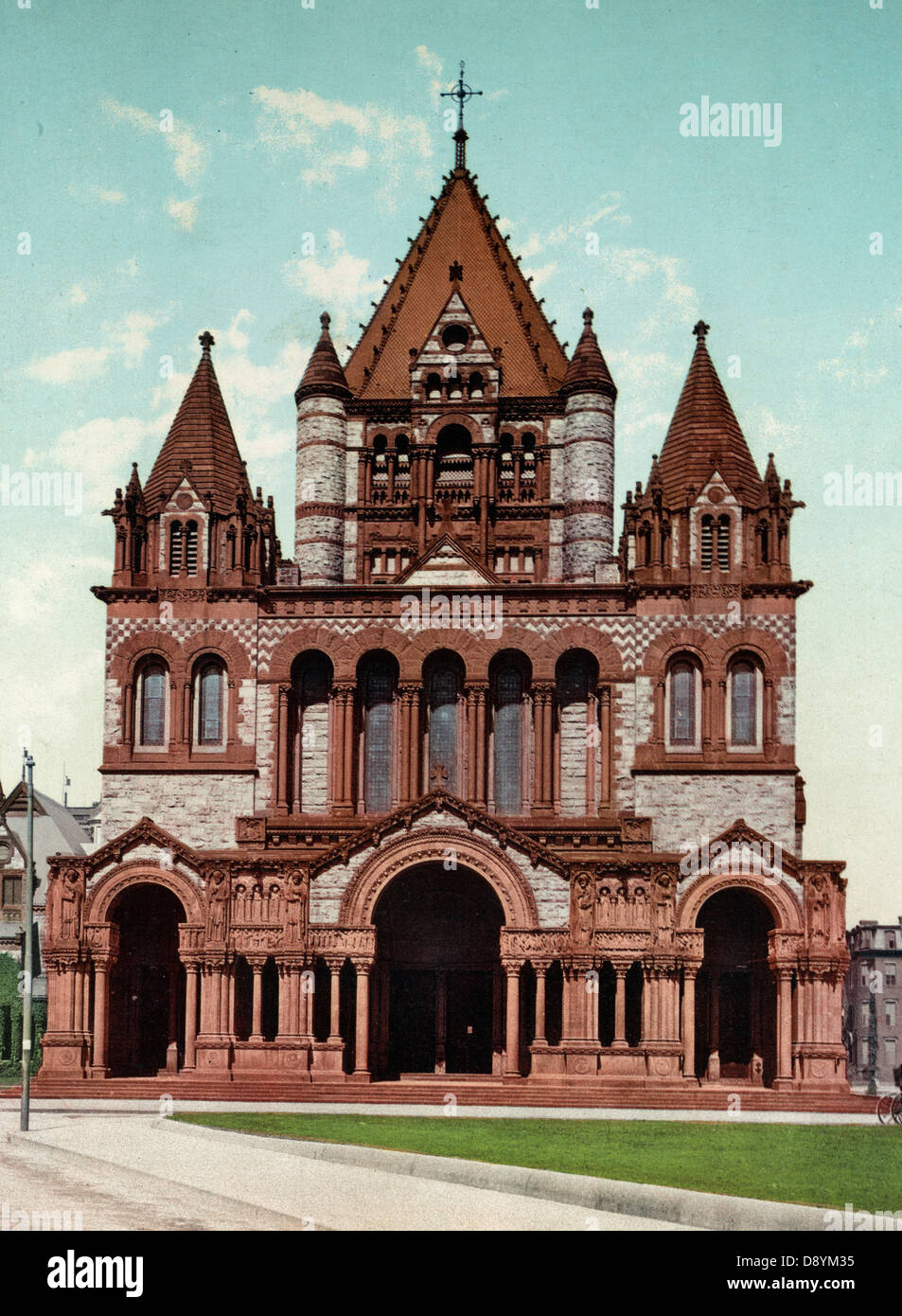 Trinity Church, Boston, ca. 1901 Stockfoto