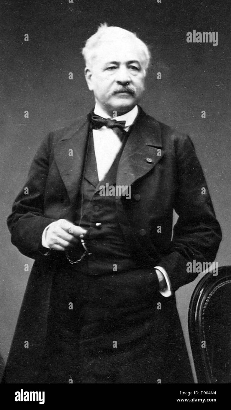 FERDINAND De LESSEPS (1805 – 1894), französischer Diplomat und Entwickler von Suez und Ill-Fated Panama-Kanäle Stockfoto