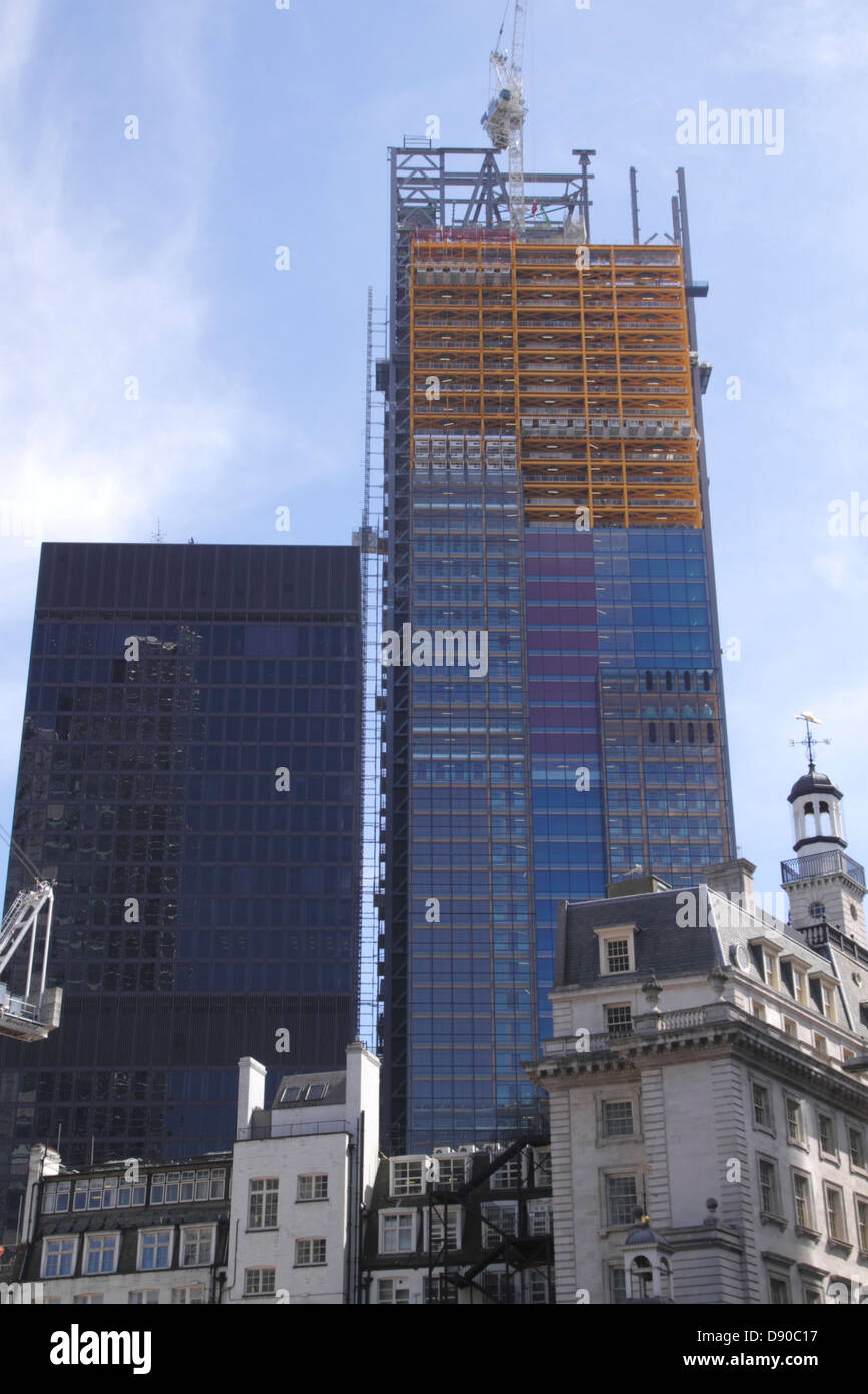 Cheesegrater Gebäude im Bau London Juni 2013 Stockfoto