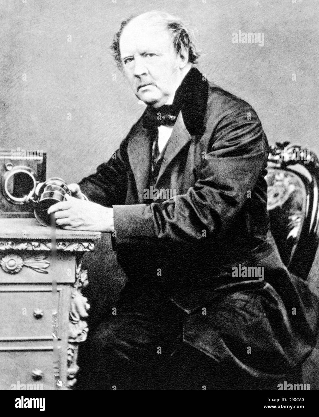 WILLIAM FOX TALBOT (1800-1877), englischer Erfinder und Pionier der Fotografie in einem 1864-Foto von John Moffat Stockfoto
