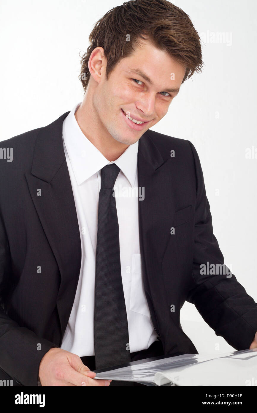 Jungunternehmer im Büro Stockfoto