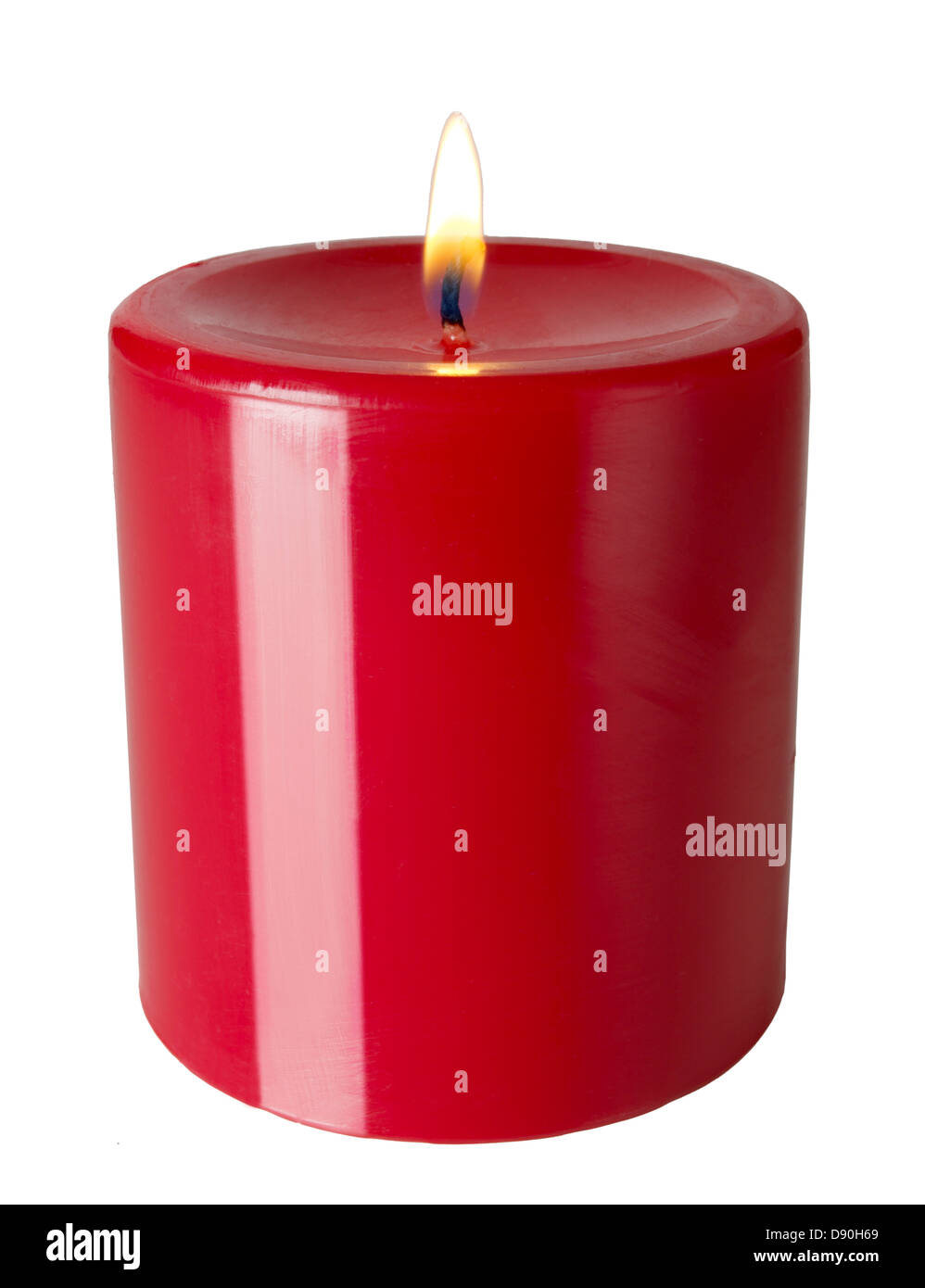 Rote Kerze Stockfotografie - Alamy