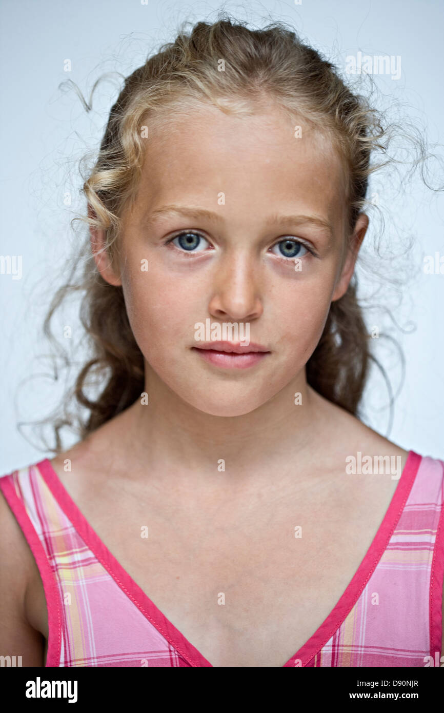 Studio-Porträt eines Mädchens Stockfoto