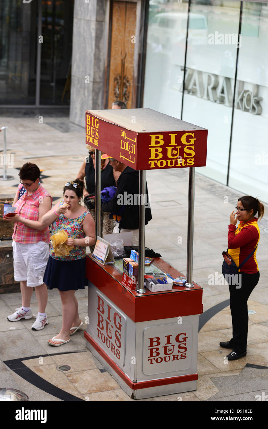 Big Bus Tours, Dubai, Vereinigte Arabische Emirate Stockfoto