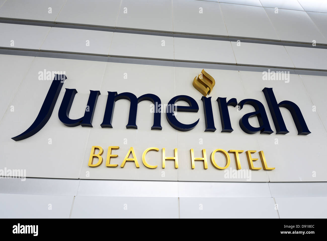 Jumeirah Beach Hotel, Dubai, Vereinigte Arabische Emirate, Vereinigte Arabische Emirate Stockfoto
