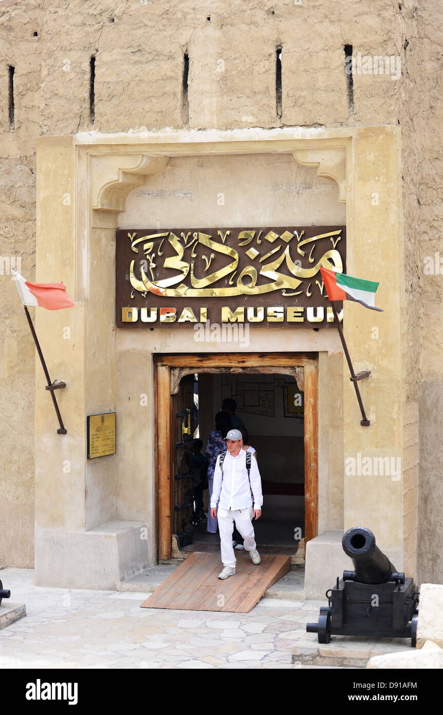 Das Dubai Museum, Dubai, Vereinigte Arabische Emirate Stockfoto