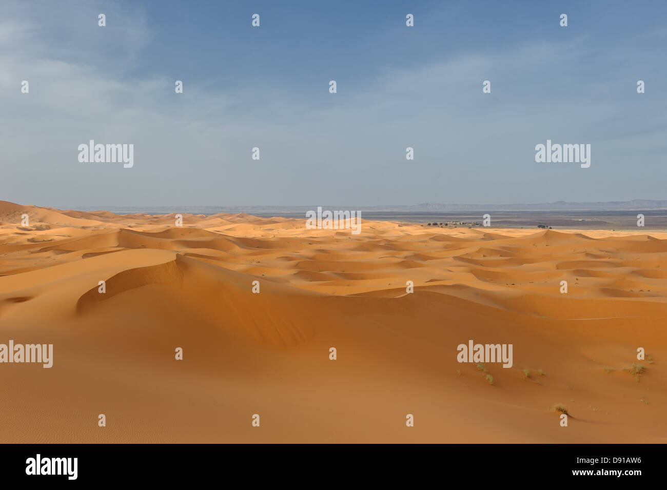 Sanddünen des Erg Chebbi, Marokko Stockfoto