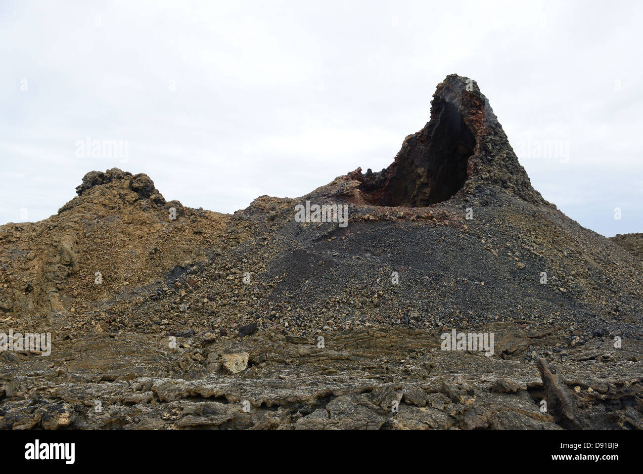 Timanfaya Nationalpark Timanfaya, Lanzarote, Kanarische Inseln Stockfoto
