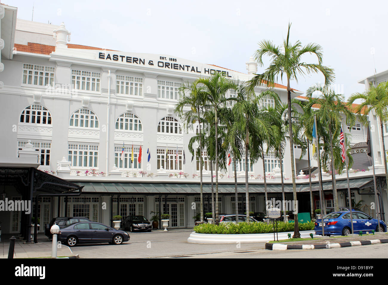 Östlichen und orientalischen Hotel, Georgetown, Pinang, Malaysia Stockfoto