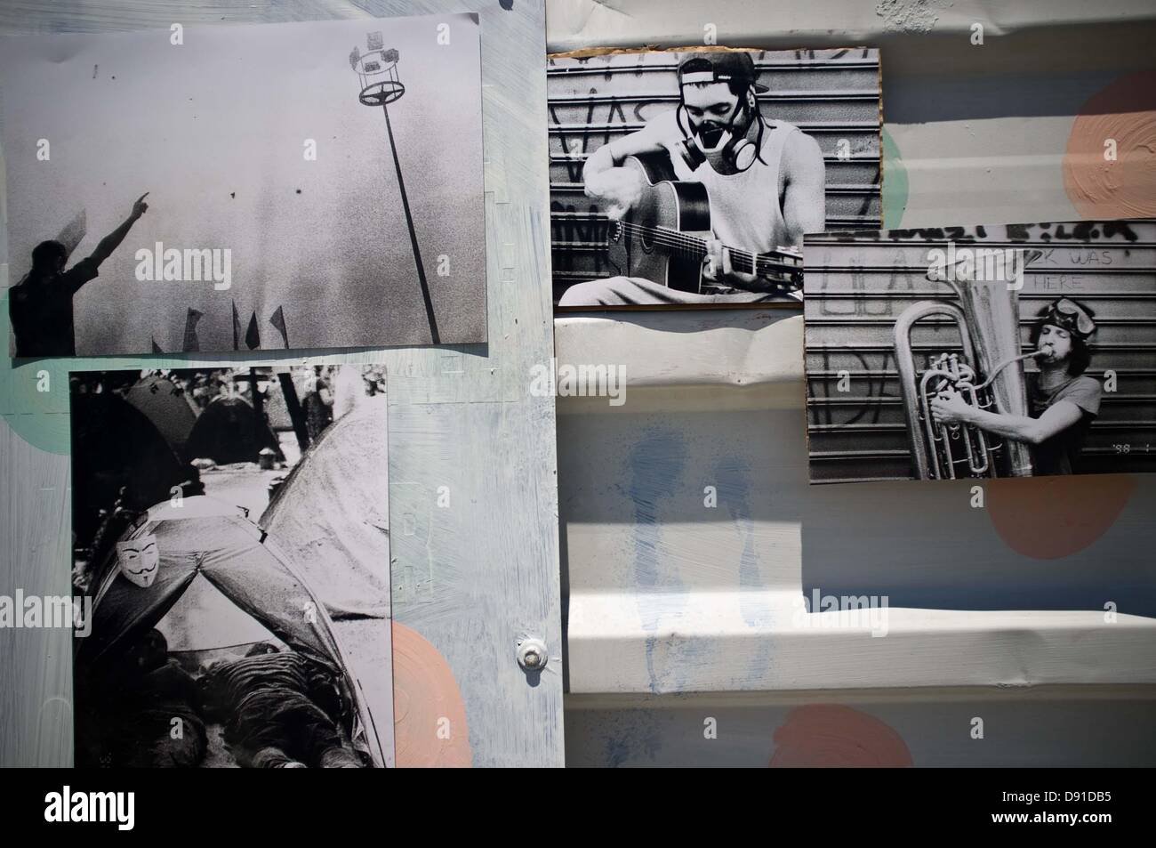 Bereich der Taksim, Istanbul, Türkei. 8. Juni 2013. Proteste in der Türkei haben eine Welle der Straße künstlerischen Schaffens, die Kritik an der Regierung erzeugt. Bildnachweis: Jordi Boixareu/Alamy Live-Nachrichten Stockfoto