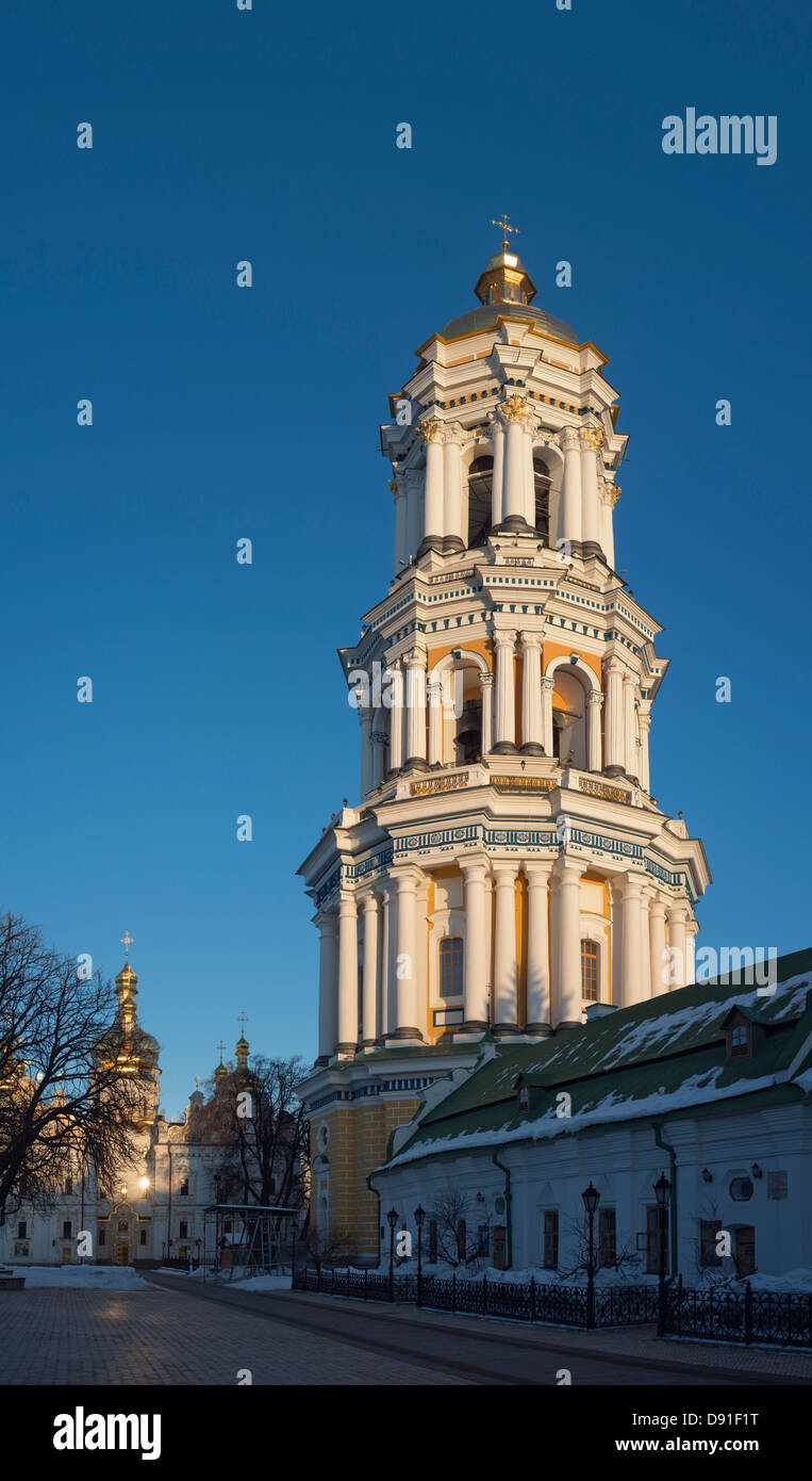 Großen Glockenturm im Kiewer Höhlenkloster (1741-1745) Stockfoto