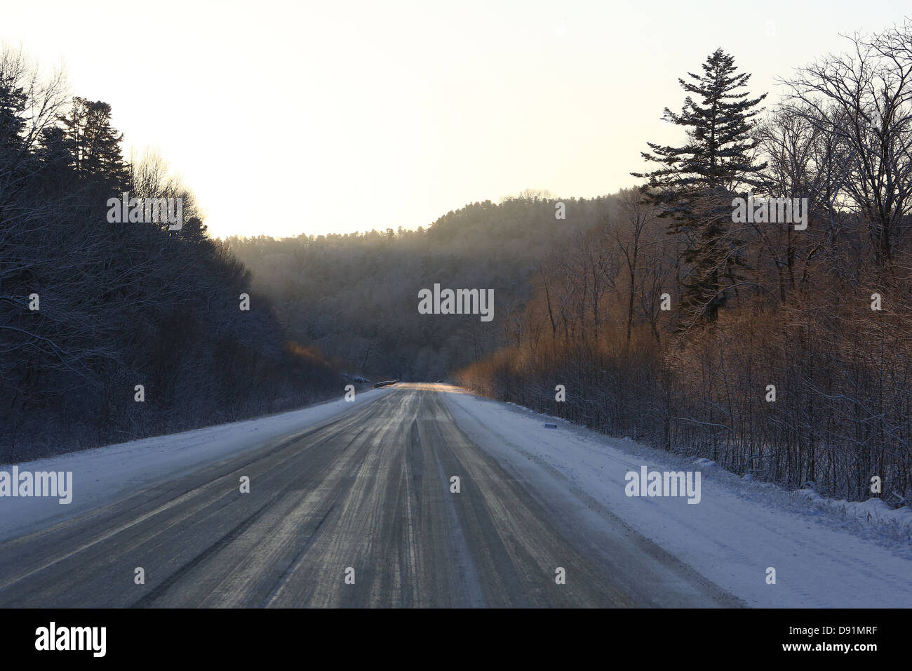 Fernost-Landschaft Stockfoto