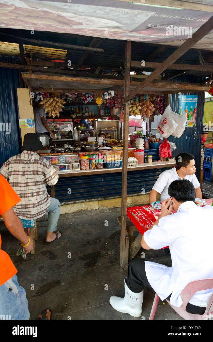 Restaurant Street in Manila, Philippinen Stockfoto
